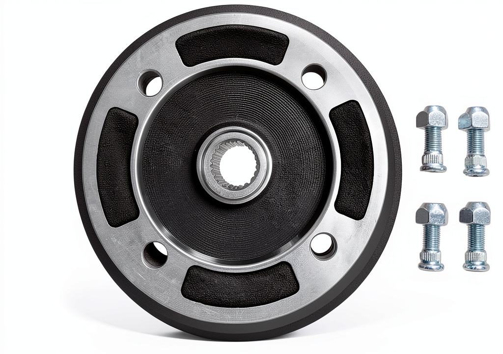 PEIMIN brake drum installed on a Kawasaki Mule UTV