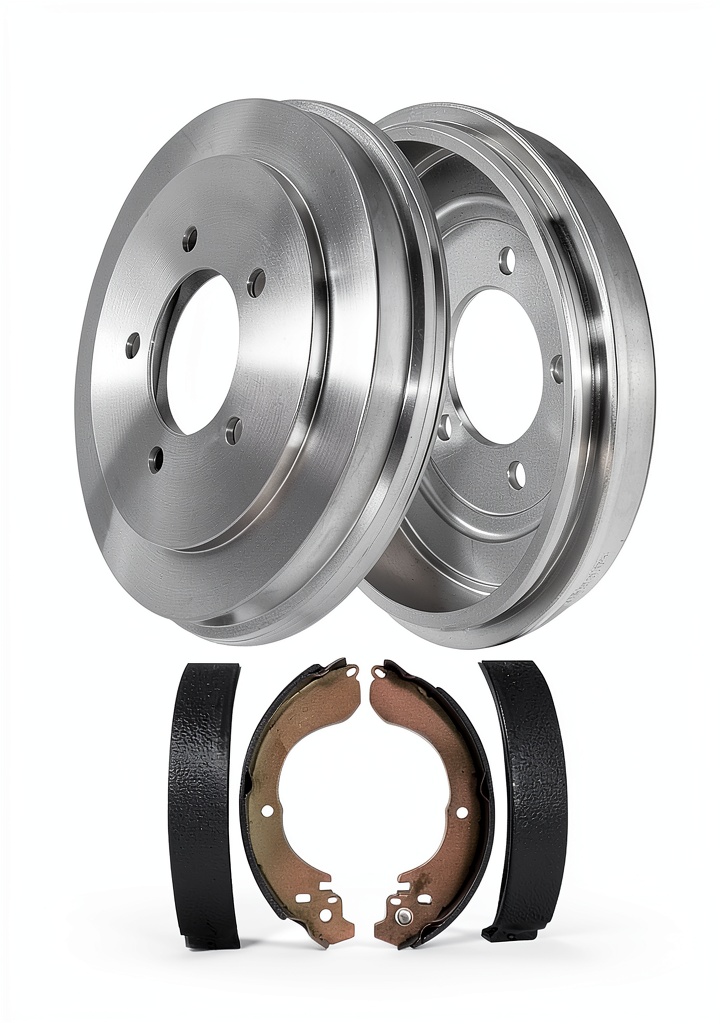 Detroit Axle rear brake drum installed on a Jeep Compass