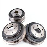 TRQ Brake Drum Set Direct Fit Machined Design-0