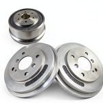 TRQ Brake Drum Set Direct Fit Replacement-0