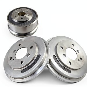TRQ Brake Drum Set Direct Fit Replacement-0