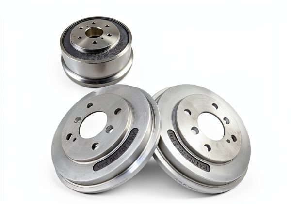 TRQ Brake Drum Set Direct Fit Replacement-0