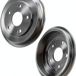 Detroit Axle Rear Brake Drum Replacement for Honda Civic-0