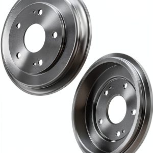 Detroit Axle Rear Brake Drum Replacement for Honda Civic-0