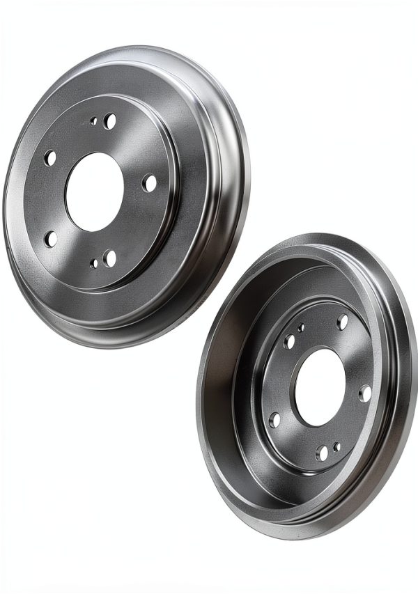 Detroit Axle Rear Brake Drum Replacement for Honda Civic-0