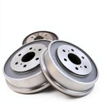 TRQ Brake Drum Set for Automotive Replacement-0