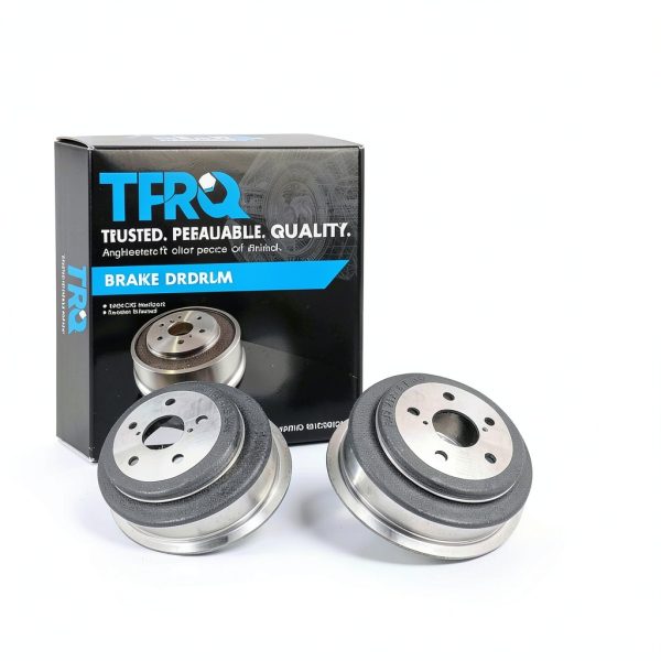 TRQ Brake Drum Set Direct Fit Machined Design-1