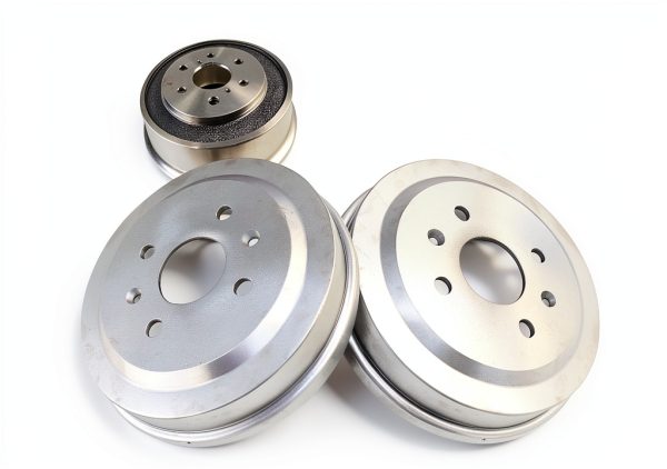 TRQ Brake Drum Set for Automotive Replacement-0