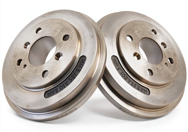 TRQ Brake Drum Set Direct Fit Replacement-2