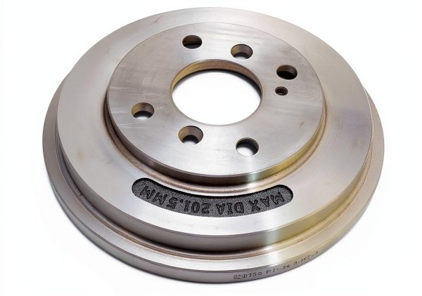 TRQ Brake Drum Set Direct Fit Replacement-3