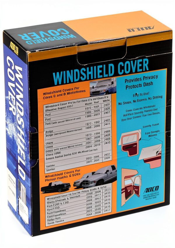 ADCO Polar White Sprinter Windshield Cover Model 2423 Classic Fit-1