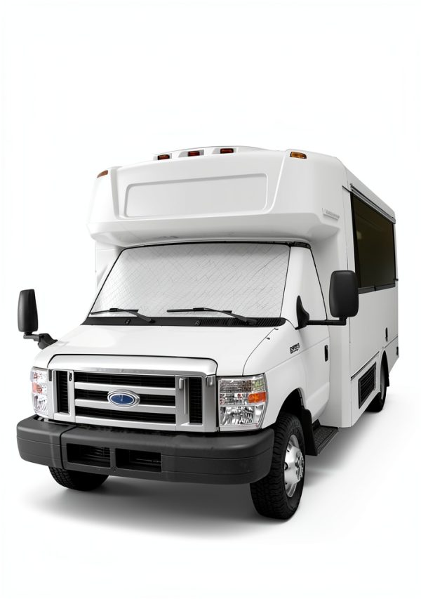 RV Windshield Cover Autofit for Class C Ford E450 1997-2023 Front-3