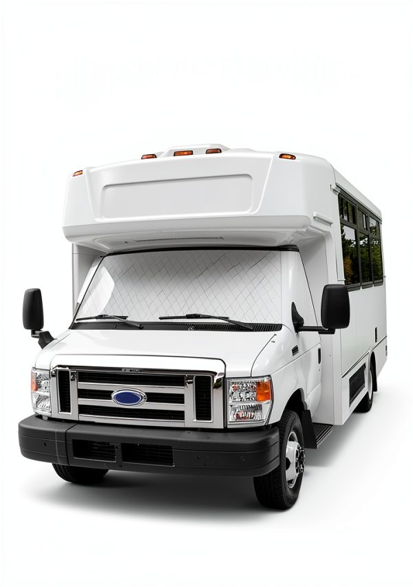 RV Windshield Cover Autofit for Class C Ford E450 1997-2023 Front-1