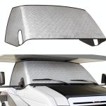 RV windshield cover KDOWES for Ford Class C 1997‑2024 4‑layer sunshade-0