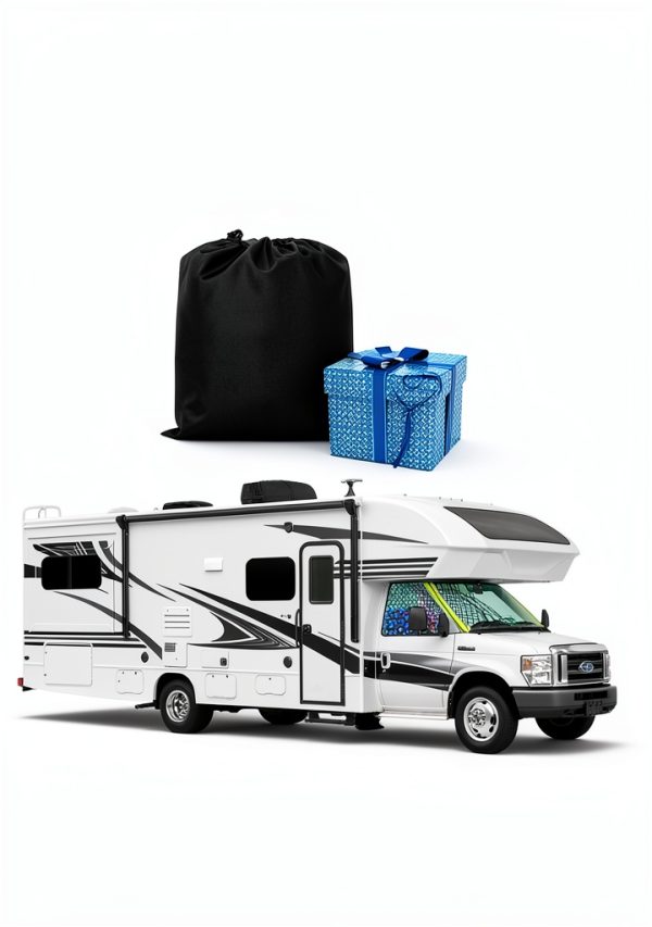 Big Hippo RV Windshield Cover for Ford E450 1997-2022 Waterproof-4