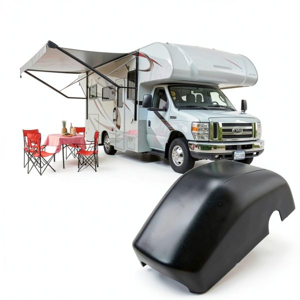 RV Awning Motor Cover Ahuliao Black Plastic 9.16x4.61x3.48in-1
