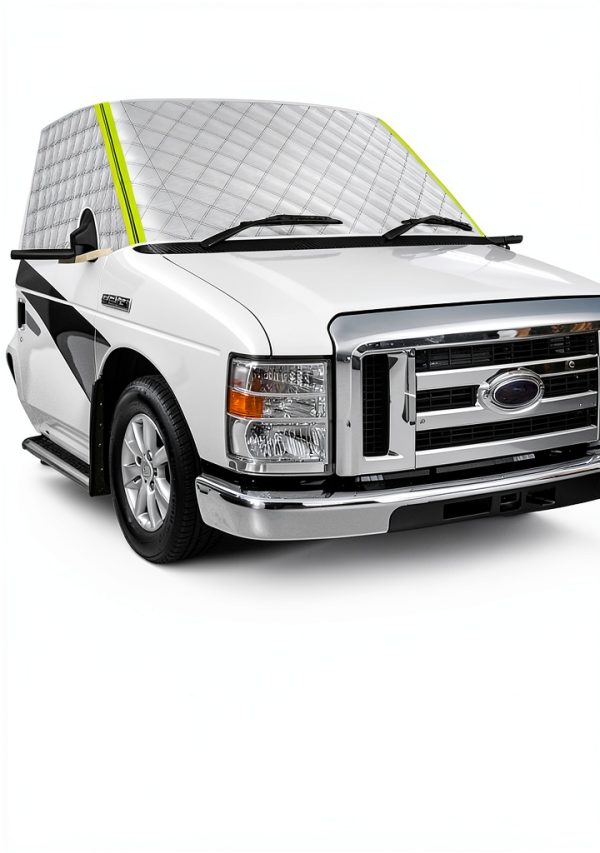 Big Hippo RV Windshield Cover for Ford E450 1997-2022 Waterproof-2