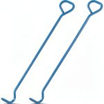 Manhole Cover Hook Therwen 2pcs 36" Blue Heavy Duty Hex Alloy Steel-0