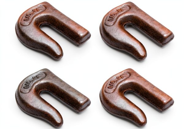 4pc 3/8in Weld On Tractor Bucket Grab Hooks Grade 70 Weldable Chain Hook-6