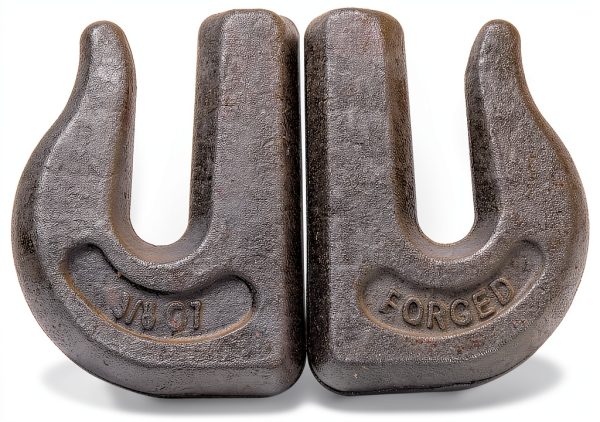 SOUJOY 6 Pack Weld-On Grab Hooks 3/8" G70 Forged Steel Tractor Buckets-3