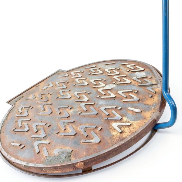 Manhole Cover Hook Therwen 2pcs 36" Blue Heavy Duty Hex Alloy Steel-5
