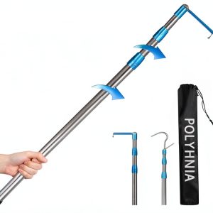 Truck Cargo Grabber by POLYHNIA 6 Ft Extendable Pickup Hook - Blue-0