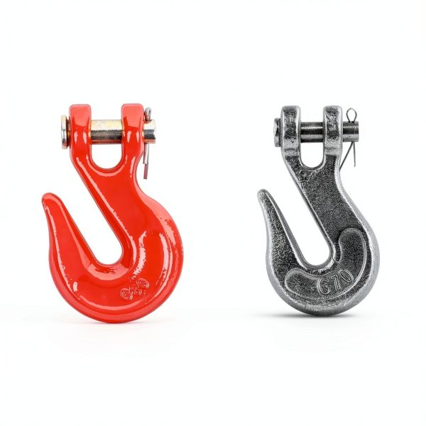 3/8'' G80 Chain Hook Lechengxin Grab Hook 7,100 lbs WLL Red 4 Pack-2