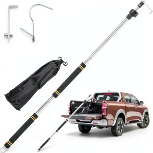 Truck Bed Cargo Retrieval Hook UEGHNS 34-74in Stainless Steel-0