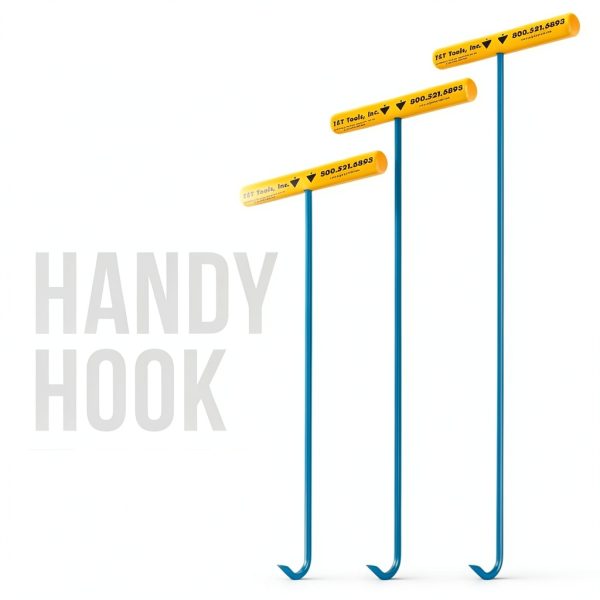T&T Tools Heavy Duty Handy Hook 30 Inch 3/8" Pump End Grab Hook-2