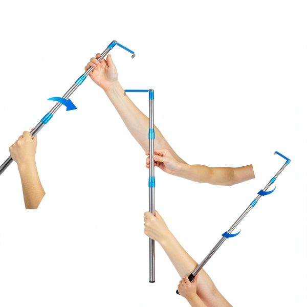 Truck Cargo Grabber by POLYHNIA 6 Ft Extendable Pickup Hook - Blue-4